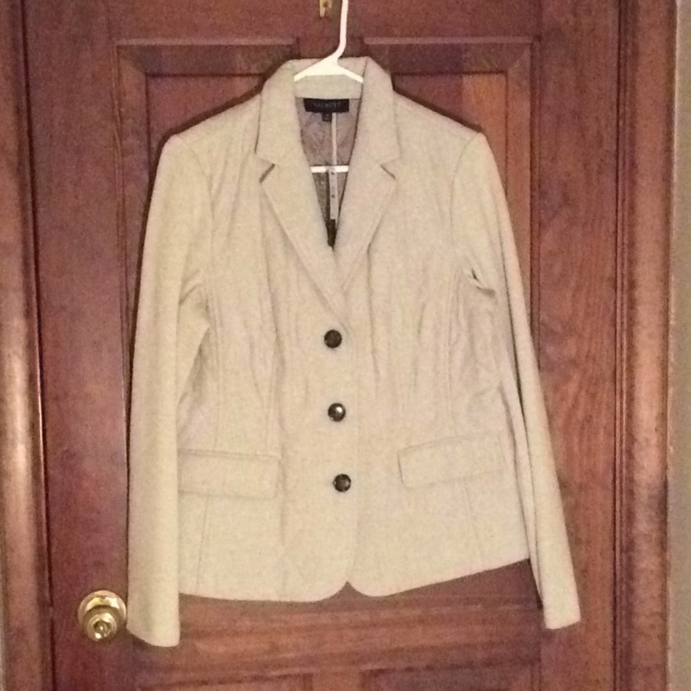Oatmeal Quilted Blazer